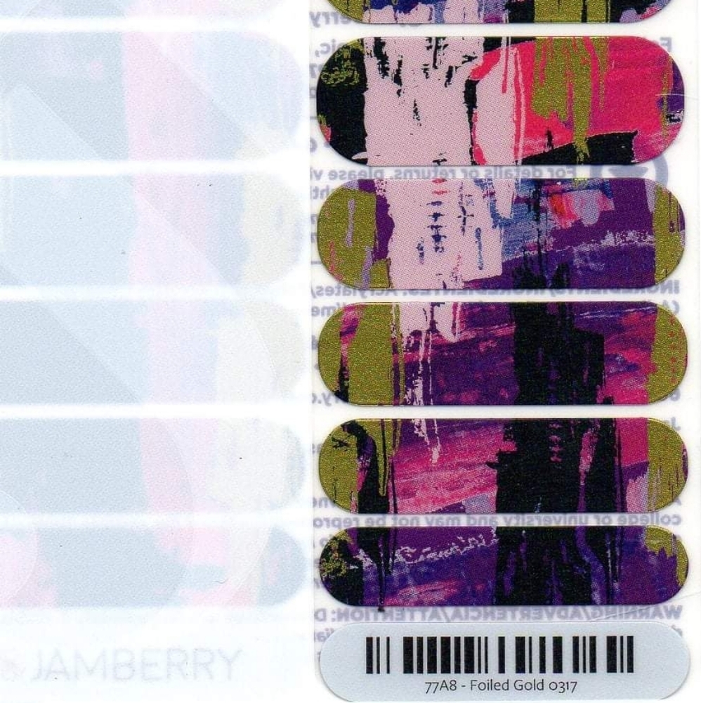 Jamberry Nail Wraps Full Sheets w/Original Sleeve